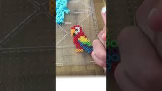 Making things with Perler beads #shorts #fyp #perlerbeads #art #diy #artsandcrafts #painting #fun