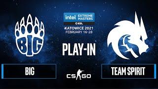 CS:GO - BIG vs. Team Spirit [Oveprass] Map 1 - IEM Katowice 2021 - Play-In