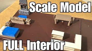 FULL Interior: S Scale Cabin - LIVE Assembly