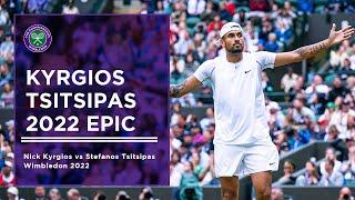 Nick Kyrgios vs Stefanos Tsitsipas | Wimbledon 2022 | Extended Highlights