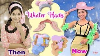 6 Winter Beauty Hacks - Then vs Now | Anaysa