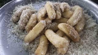 វិចនំអន្សមចេក Making Banana Sticky Rice Cake | SIS Cooking TV