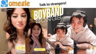 SERENADING STRANGERS SINGING BOYBAND SONGS