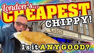 The CHEAPEST FISH AND CHIPS in Central LONDON! But Are They ANY GOOD?