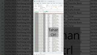 cara menyamakan lebar kolom sama rata sekaligus #tipsexcel