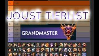 Smite: Grandmaster Ranked Joust Updated Tierlist (Season 3)