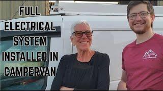 FULL ELECTRICAL SYSTEM INSTALLED IN CAMPERVAN:  PILGRIM VAN BUILDS, IPSWICH MASS (VICTRON LITHIUM)