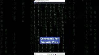 Top 5 Terminal Commands For Security Pros #linux #terminal #security #cybersecurity