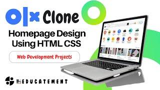 OLX Clone HTML CSS Design Tutorial (Web Development Projects)