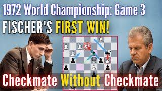 Fischer’s Quiet Mastery: Crushing Spassky’s Queen in Game 3 Reykjavik World Championship 1972
