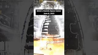 RS-25 Engine Test at #NASA’s Stennis Space Center | June 8, 2023 #Shorts