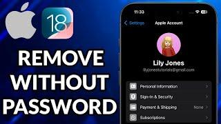 How To Remove Apple ID Without Password iOS 18 | Remove Apple Account Without Password iOS 18