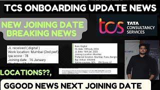 Tcs Joining date news |Tcs onboarding updates news latest