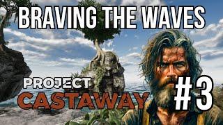 BUILDING Our First RAFT For The Open SEA in Project Castaway: First Look Ch. 3