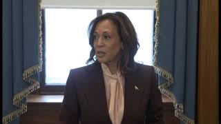 RAW: Kamala Harris speaks after certifying Donald Trump's presidential election victory