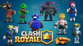 Клеш Рояль лепим Фигурки из Пластилина Как слепить Clash Royal