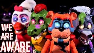 ️ FNAF Song: "We Are Aware" by Dolvondo ft. CG5 (Security Breach LEGO | Stop Motion Animation) ️