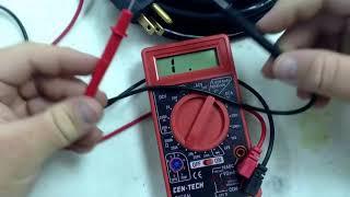 Check to see if cord works with Cen-Tech Digital Multimeter from Harbor Freight