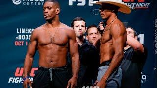 UFN 96 Weigh-Ins: Will Brooks vs. Alex Oliveira Staredown