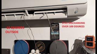 Senville AURA still able to discharge warm air at COLD temps