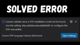 php executable not found visual studio code || Technical Hassan Ali