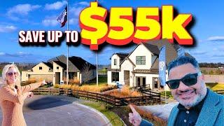 Houston Texas' BEST DEALS New Construction Homes  | New Community in Katy Texas