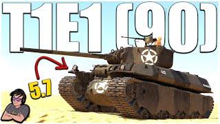 The Tiger Punching GLASS Cannon at 5.7 - T1E1 (90) - War Thunder