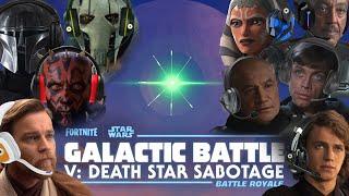 Star Wars Characters React to the DEATH STAR SABOTAGE Fortnite Live Event!