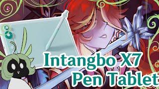 [Intangbo X7 Pen Tablet Review] Mavuika x Capitano Speedpaint [Genshin impact]