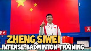 Zheng Siwei Brutal Training: Badminton Training & practice 2024