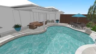 Carrollton Texas Nottingham Estates Backyard Re-Imagined