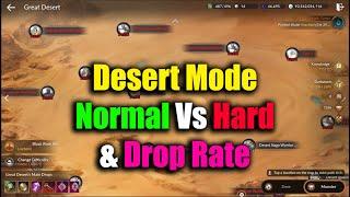 Black Desert Mobile Desert Mode Normal Vs Hard & Drop Rate