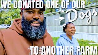 We Donated One Of Our "DOGS" To Another Farm!!!! | BUILDING OUR FAITH, OUR FAMILY, & OUR FARM