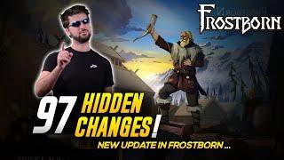 97 HIDDEN CHANGES in AMAZING New Frostborn Update! Frostborn - JCF