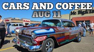 Cars and Coffee August 11th Tim Hortons circle Dr Saskatoon it's full full full here