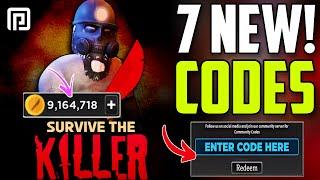 *NEW* ALL WORKING CODES FOR SURVIVE THE KILLER IN OCTOBER 2024! ROBLOX SURVIVE THE KILLER CODES