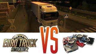 ETS 2 vs Старые Видеокарты  Оптимальные настройки - норм графон и ФПС