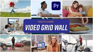 How to create video grid wall in premiere pro