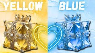 Choose your gift 2 gift box challenge ||Yellow vs Blue Edition 