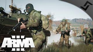 SQUAD/PR in ARMA 3 - ARMA 3 Frontline PvP - Russian PKP MG Gameplay