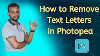 How to Remove Text in Image Photopea