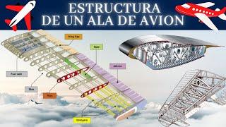 ESTRUCTURA de un ALA de Avion // Elementos Estructurales y Materiales // FAA 