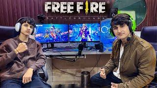 FIRST FREE FIRE LIVE ┃ WITH @piyushjocgaming