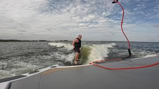 Wake Surfing at Eagle Mountain Lake (ATX Type 22S)