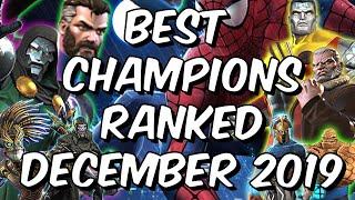 Best Champions Ranked December 2019 - Seatin's Tier List - Marvel Contest of Champions