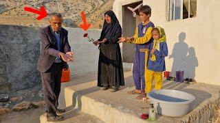 Engineer's reaction to seeing Golrokh's family: Mr. Engineer found Golrokh's family again