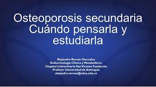 Osteoporosis secundaria