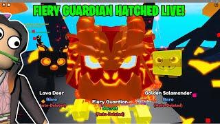 TAPPING LEGENDS X - I *HATCHED* THE SECRET FIERY GUARDIAN! LIVE HATCH! OMG!!! ON VIDEO!!! - ROBLOX