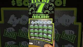 LUCKY7 , SCRATCH and WIN! car scratch PA Lottery scratch offs scratchcards 
