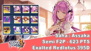 Honkai Impact 3 SEA - [Semi F2P Gear] Exalted Redlotus 395D - Saha : Assaka